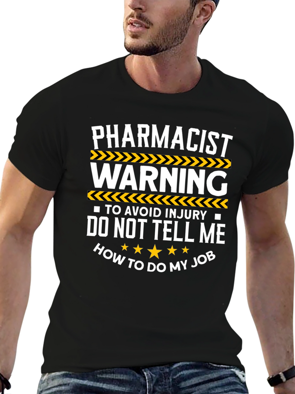 Pharmacist Warning Graphic T-Shirt