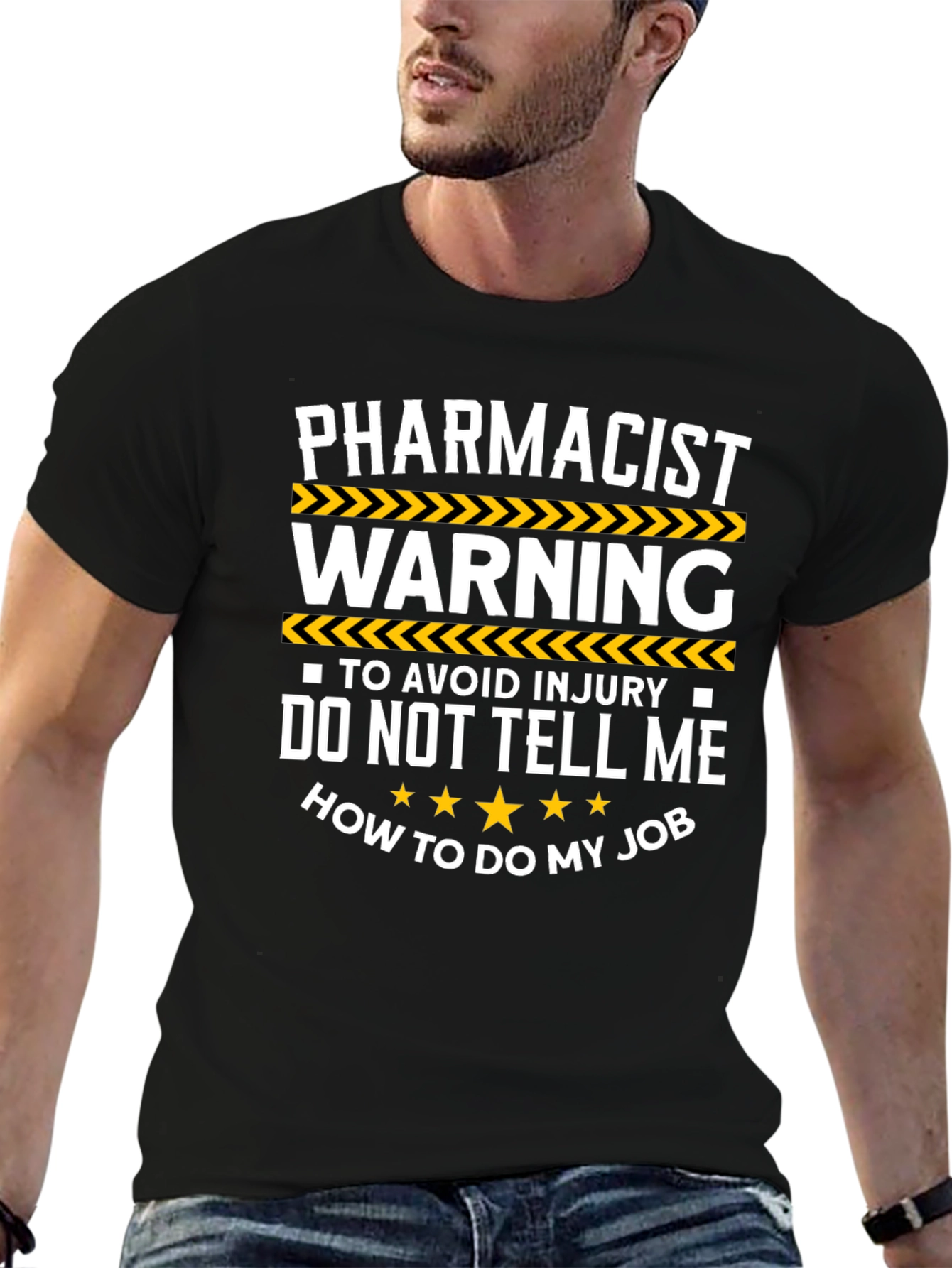 Pharmacist Warning Graphic T-Shirt