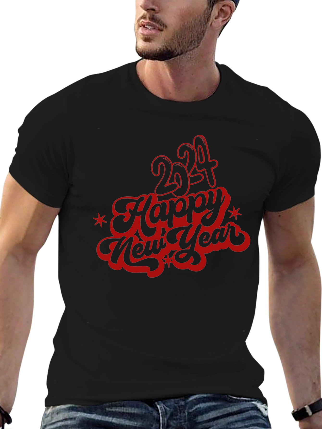 Happy New Year 2024 Graphic T-Shirt