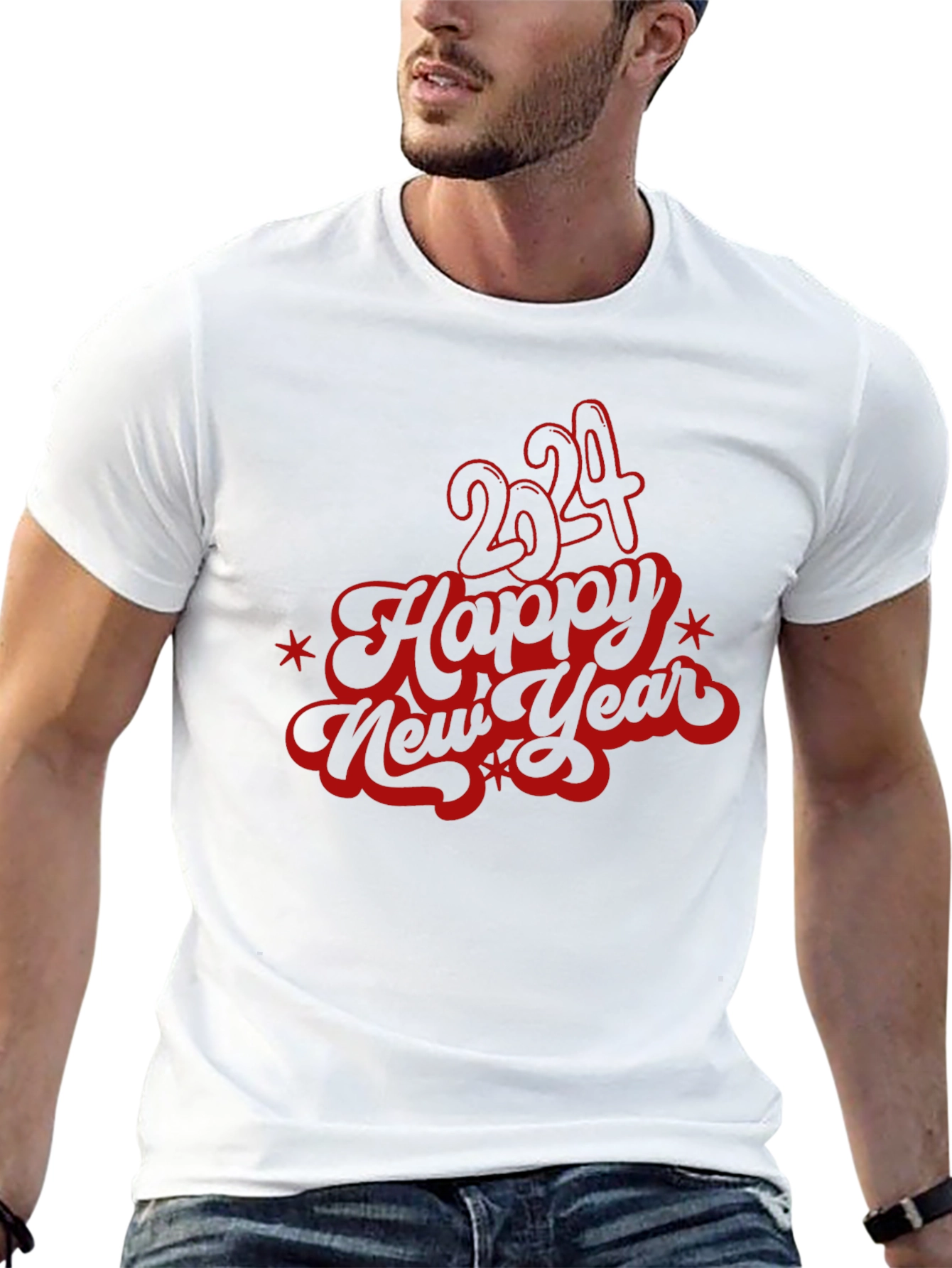 Happy New Year 2024 Graphic T-Shirt
