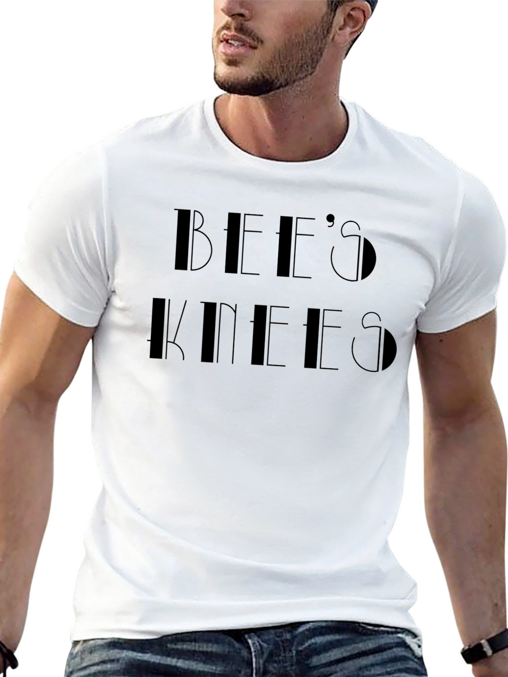 Bees Knees Graphic T-Shirt - Black Tee