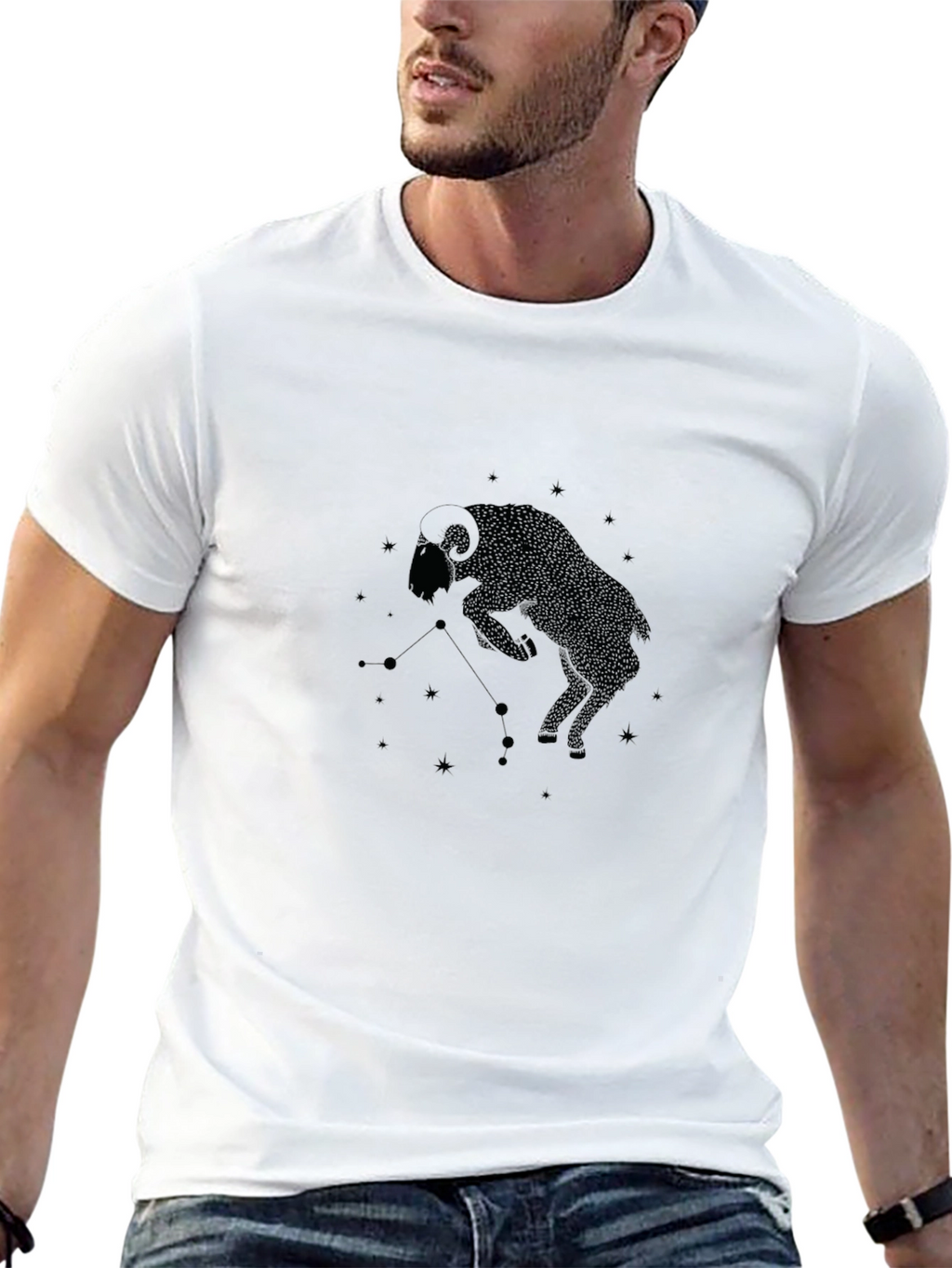 Aries Zodiac Graphic T-Shirt - Stylish Astrology Tee