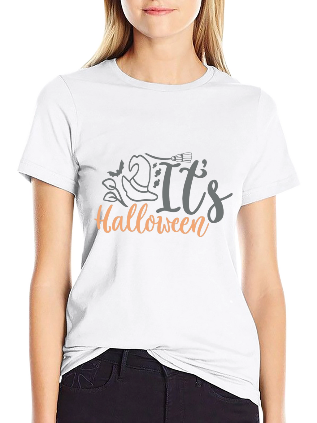 Its Halloween Graphic T-Shirt - Black