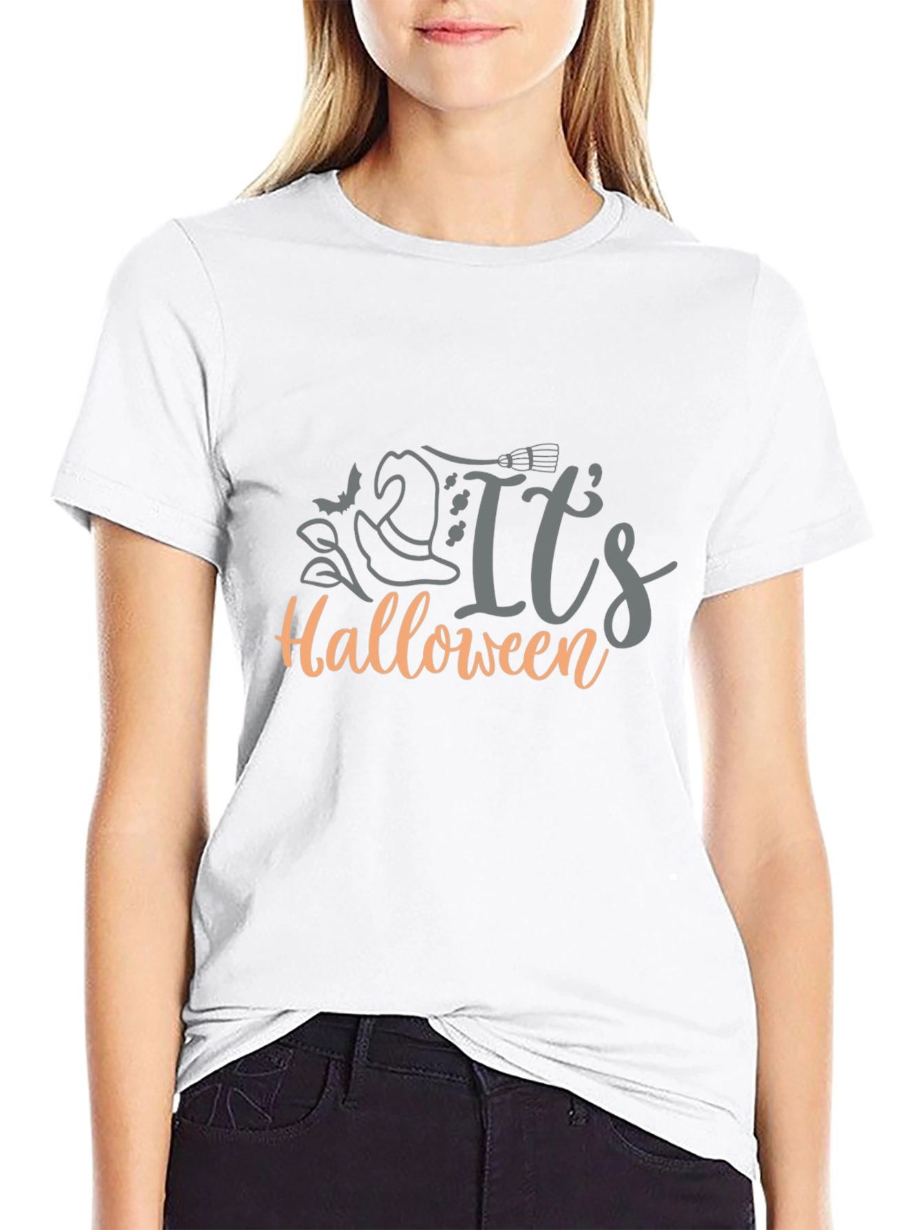 Its Halloween Graphic T-Shirt - Black