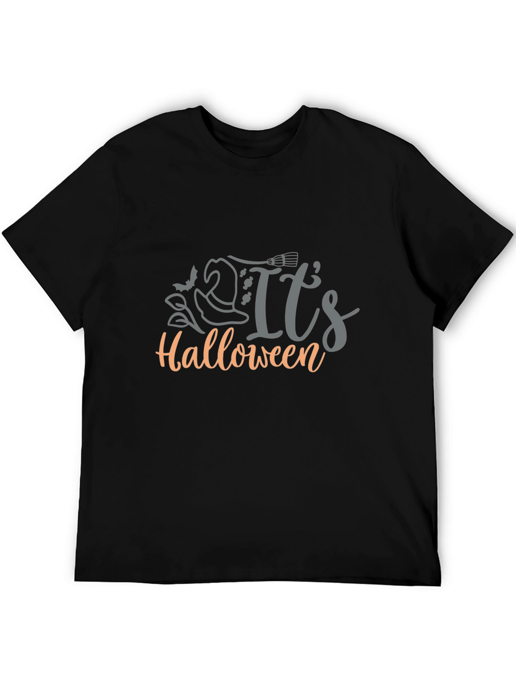 Its Halloween Graphic T-Shirt - Black