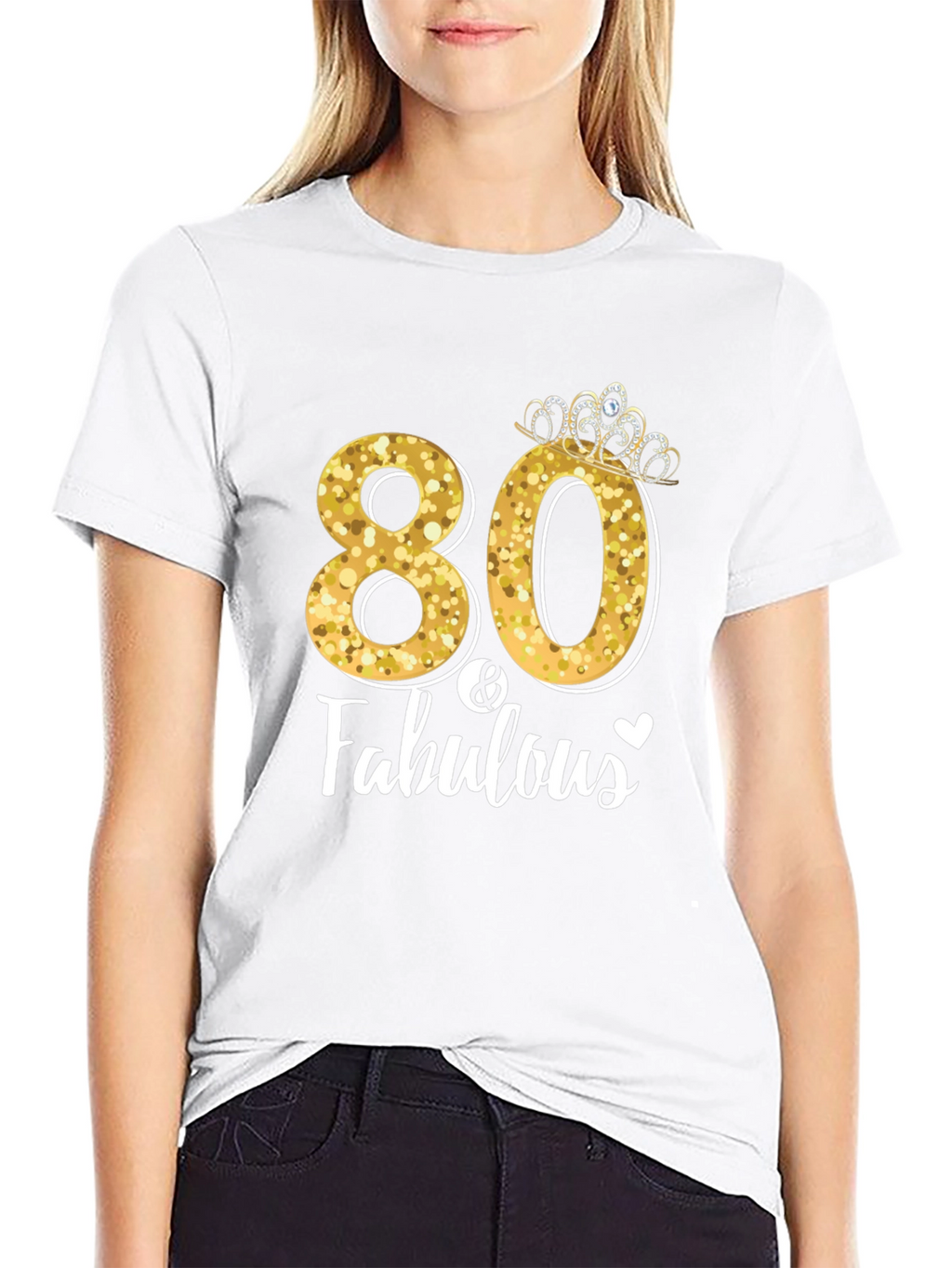 80 & Fabulous Birthday T-Shirt