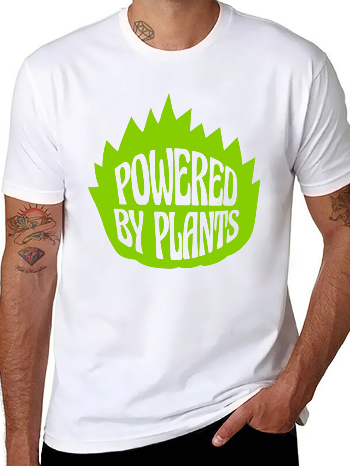 Powered by Plants Graphic Tee - Vegan Friendly