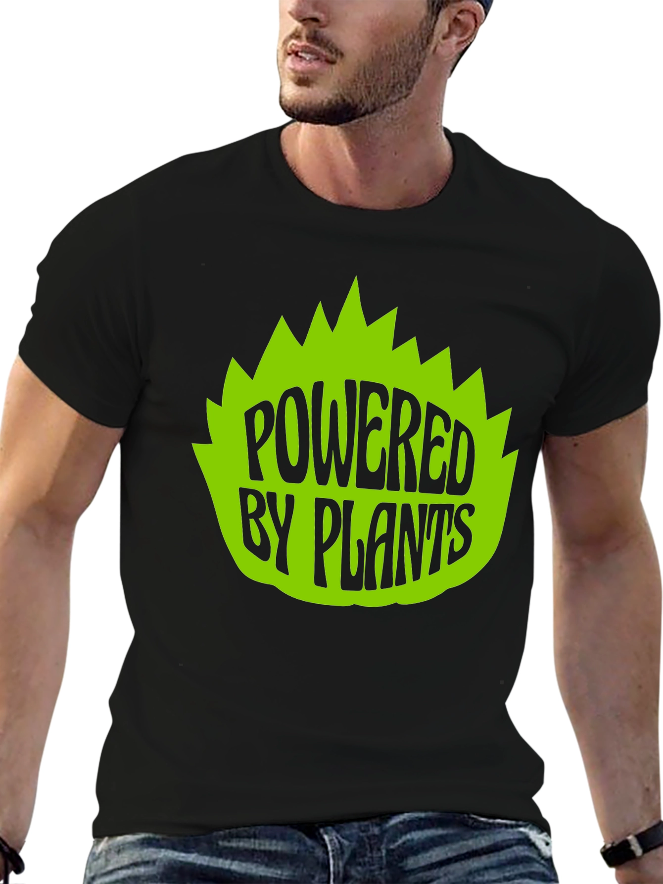 Powered by Plants Graphic Tee - Vegan Friendly