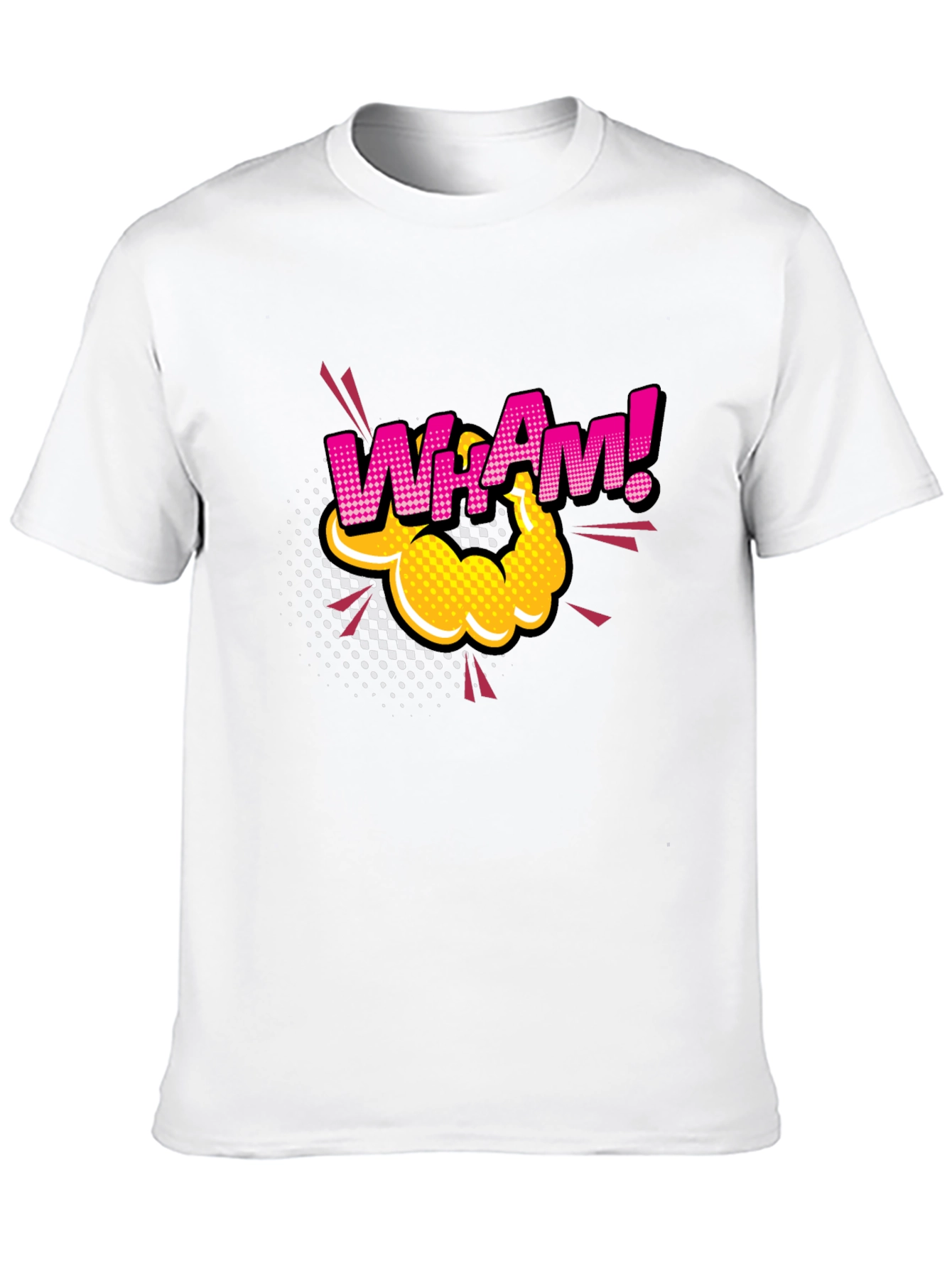 WhAm! Comic Book Style Black T-Shirt