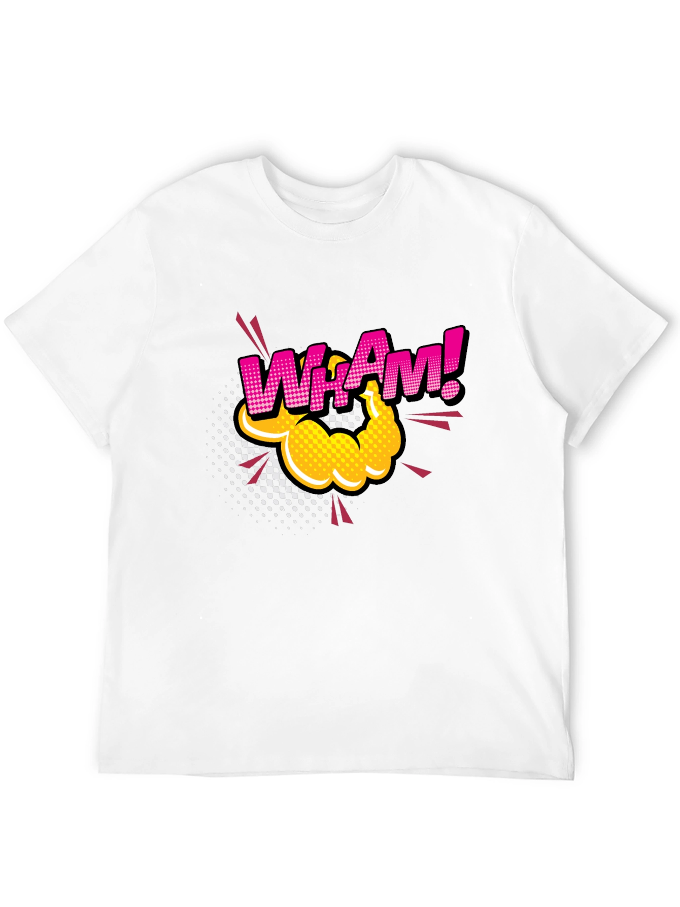 WhAm! Comic Book Style Black T-Shirt