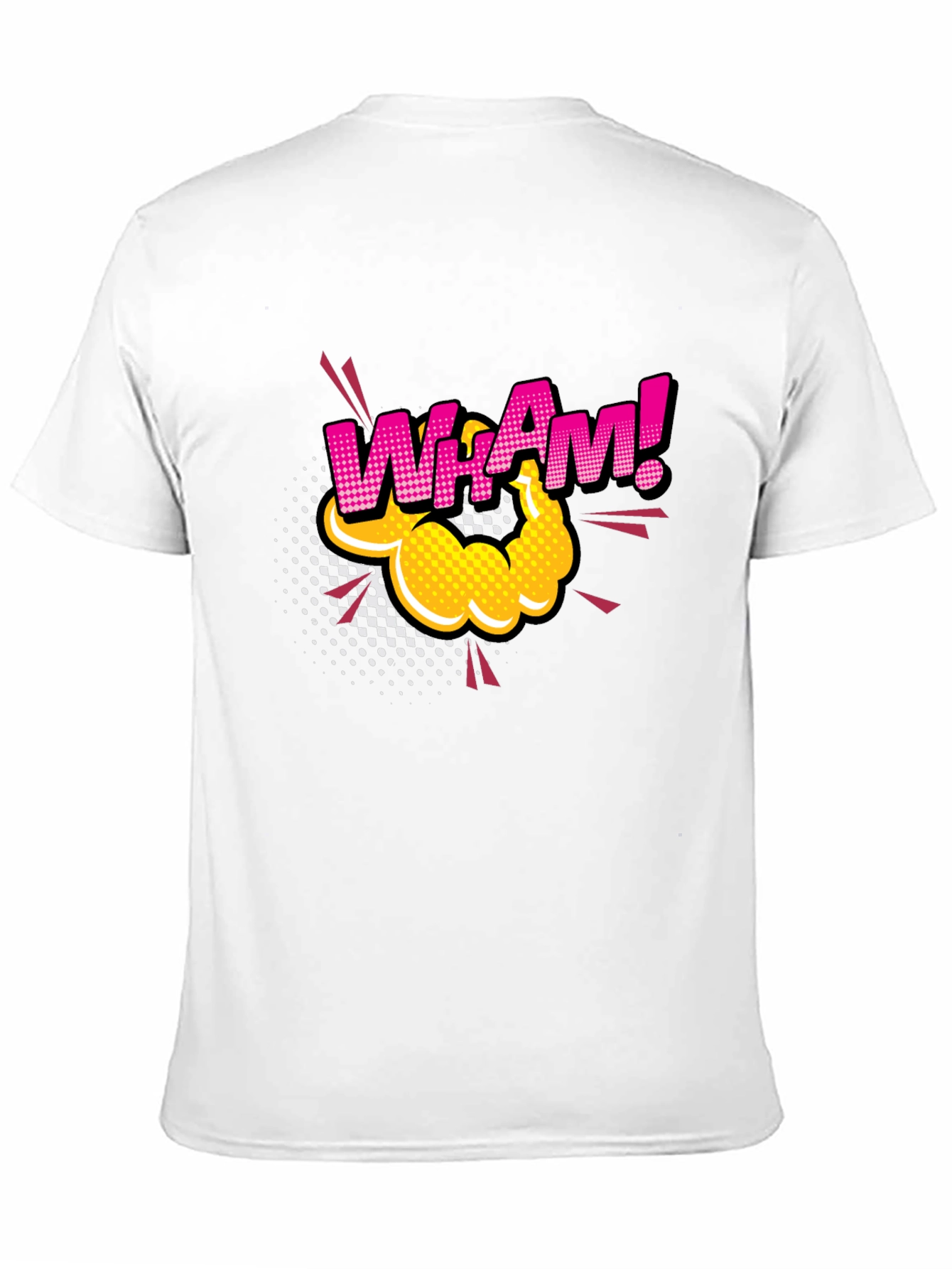WhAm! Comic Book Style Black T-Shirt