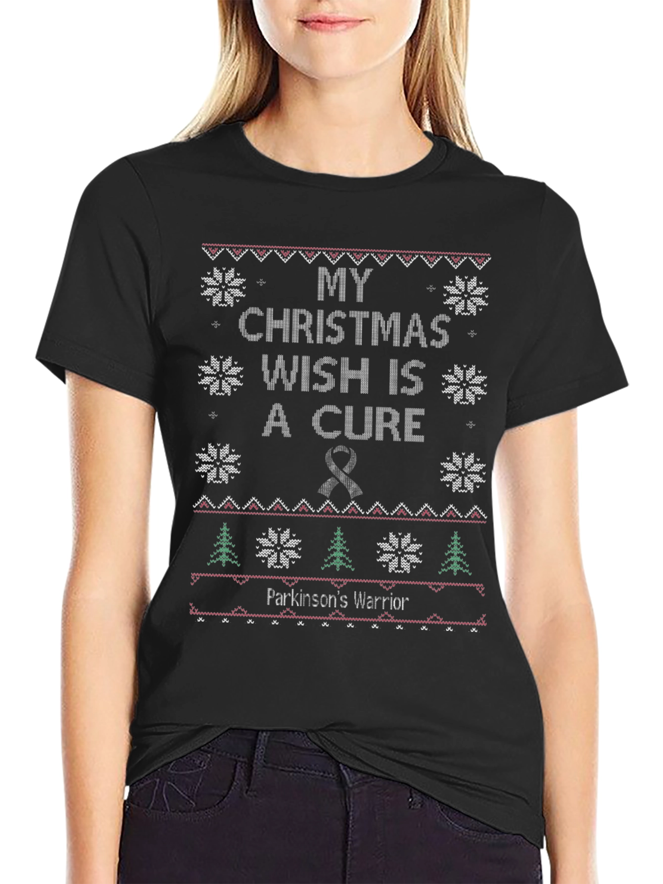 Parkinsons Warrior Christmas Wish T-Shirt