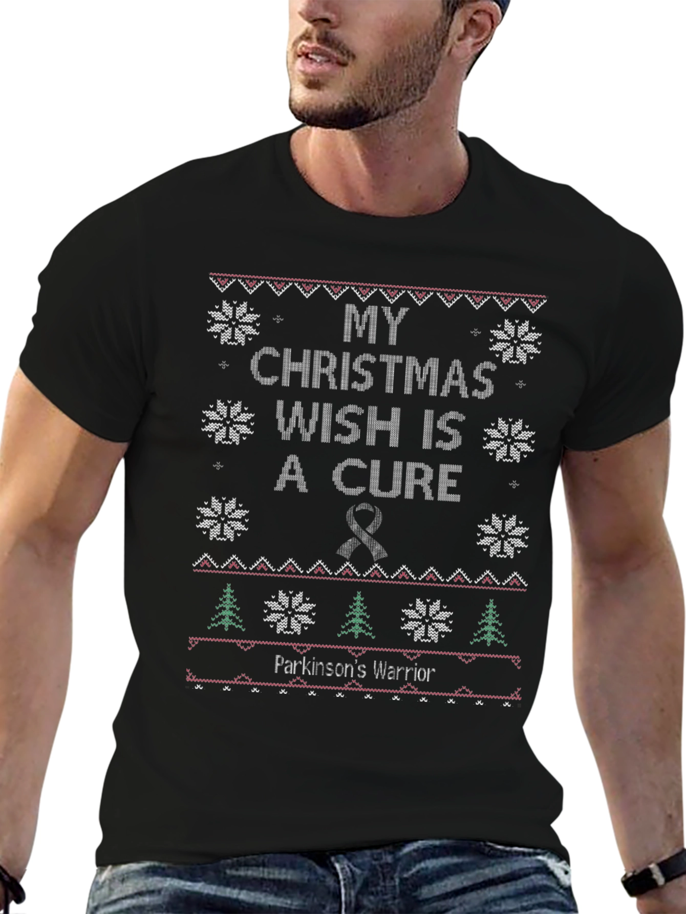 Parkinsons Warrior Christmas Wish T-Shirt