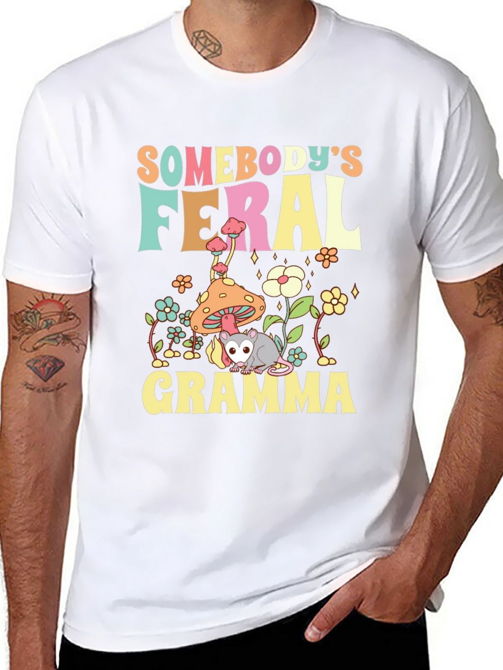 Feral Gramma Possum Graphic Tee