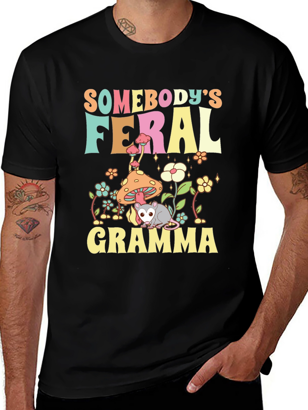 Feral Gramma Possum Graphic Tee