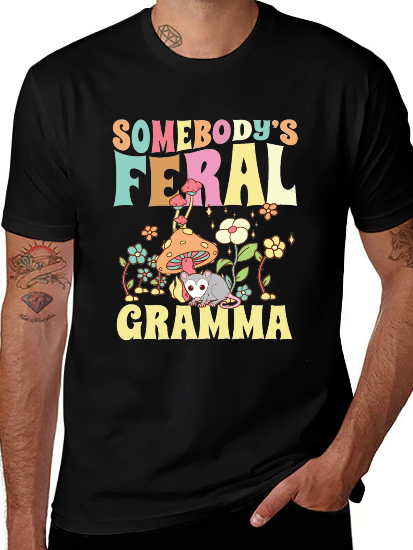Feral Gramma Possum Graphic Tee
