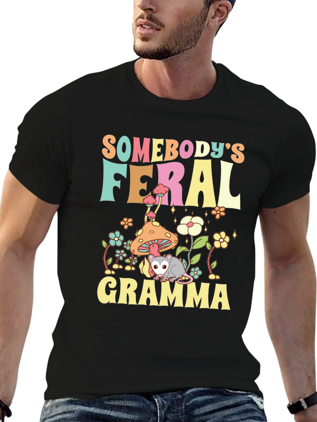 Feral Gramma Possum Graphic Tee