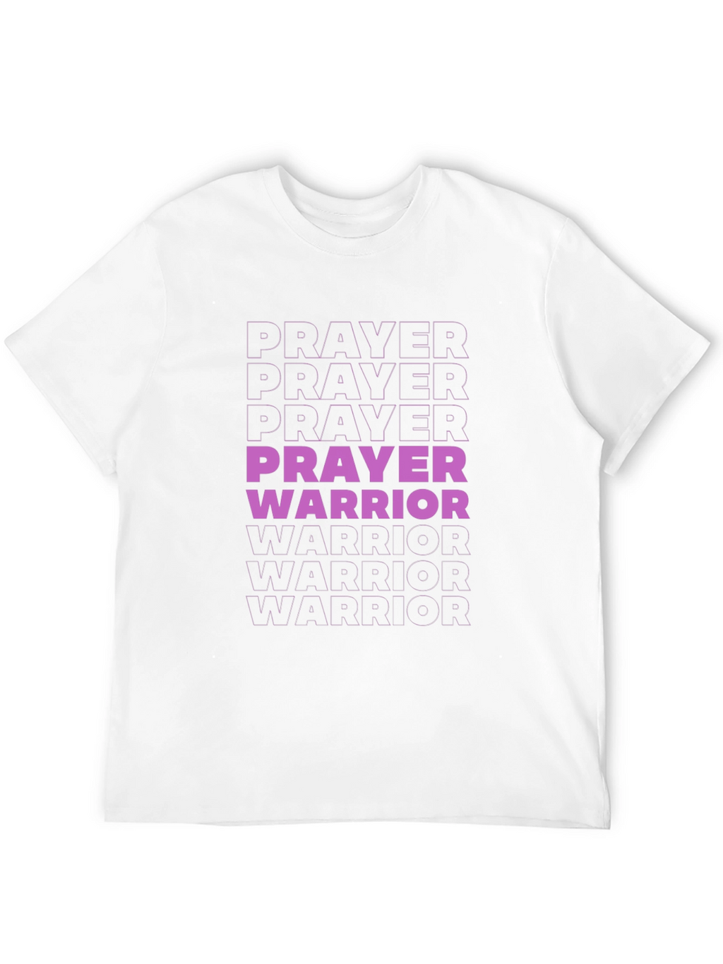 Prayer Warrior Graphic T-Shirt - Black