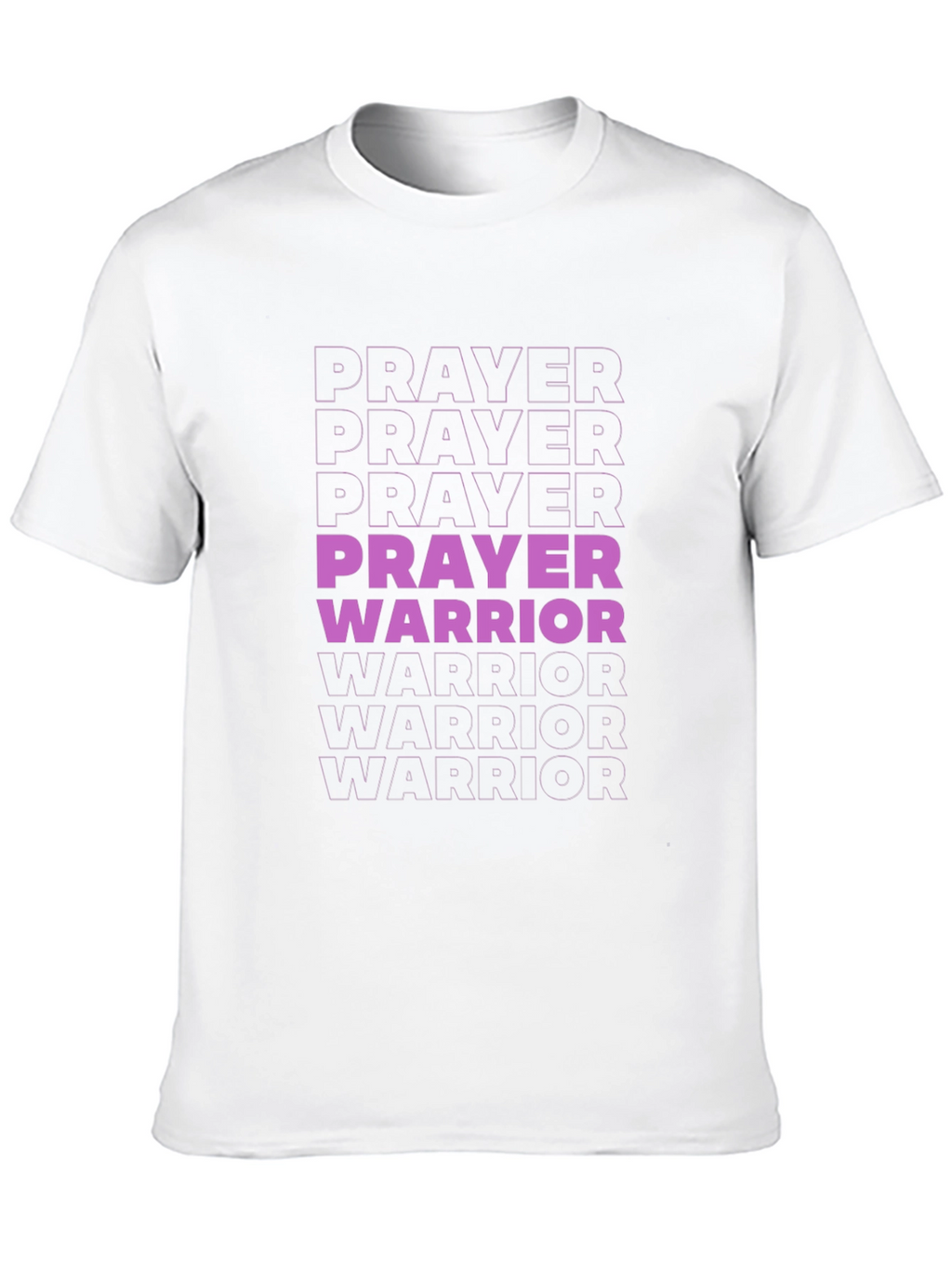 Prayer Warrior Graphic T-Shirt - Black