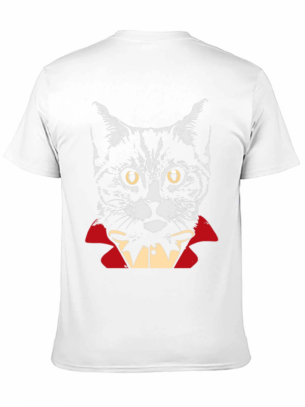 Vampire Cat Graphic T-Shirt - Halloween Costume Tee