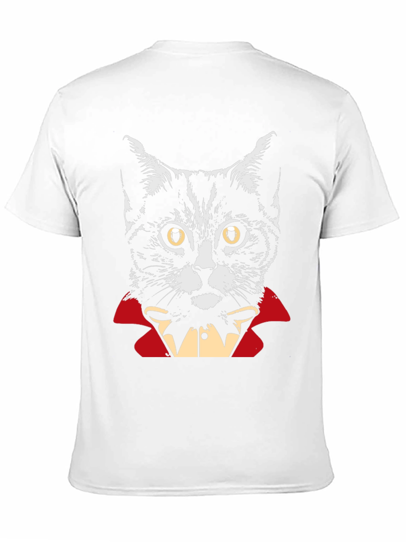 Vampire Cat Graphic T-Shirt - Halloween Costume Tee