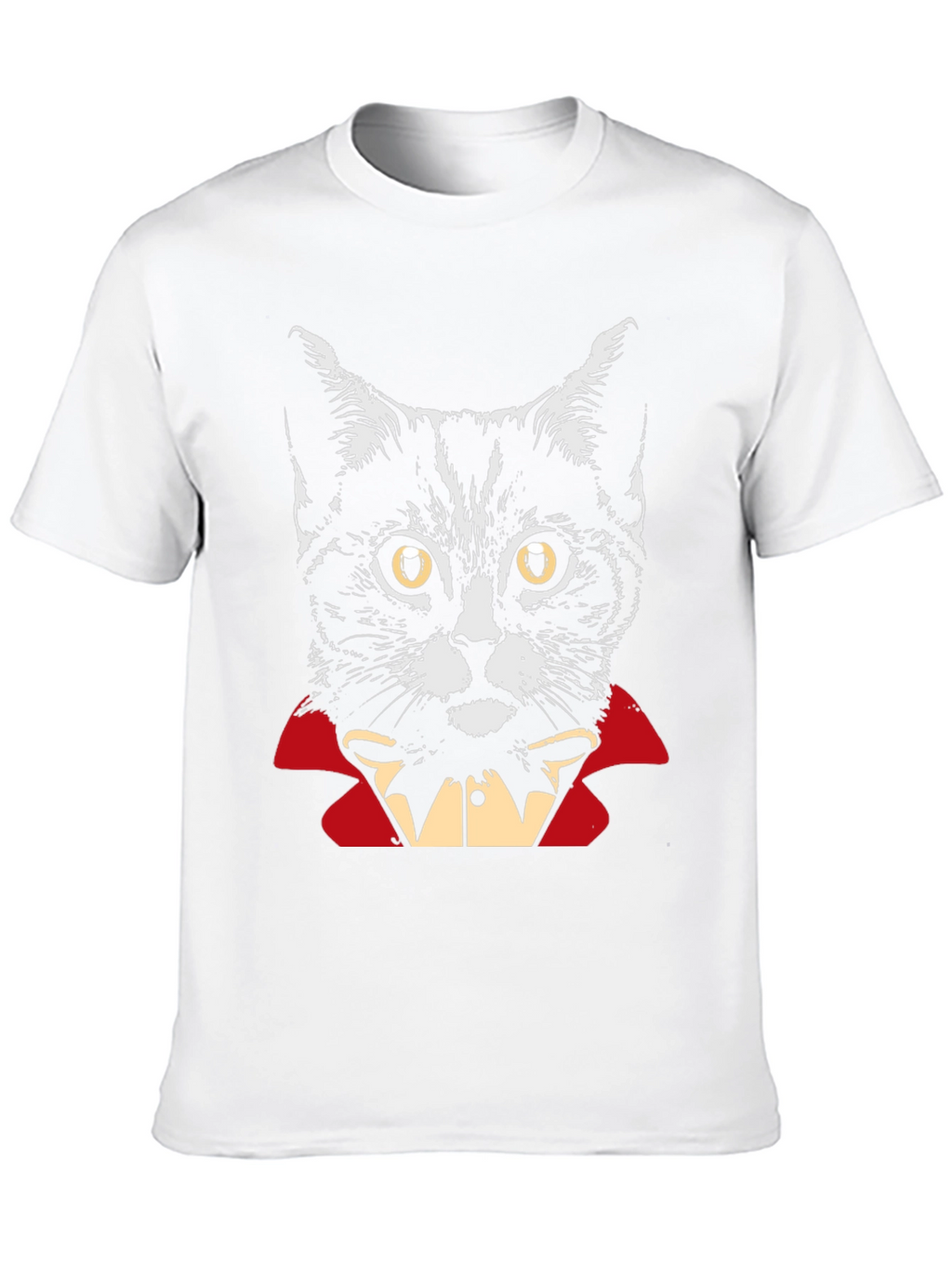 Vampire Cat Graphic T-Shirt - Halloween Costume Tee