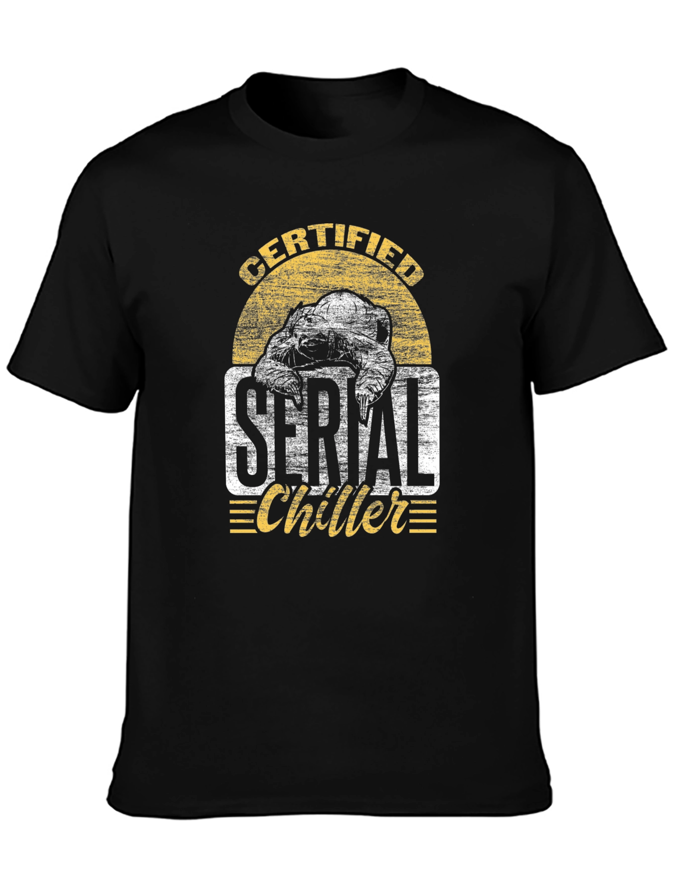 Serial Chiller Turtle Graphic T-Shirt
