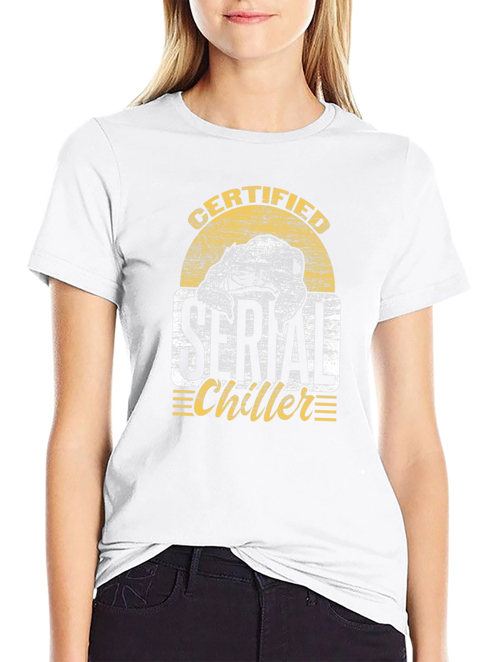 Serial Chiller Turtle Graphic T-Shirt