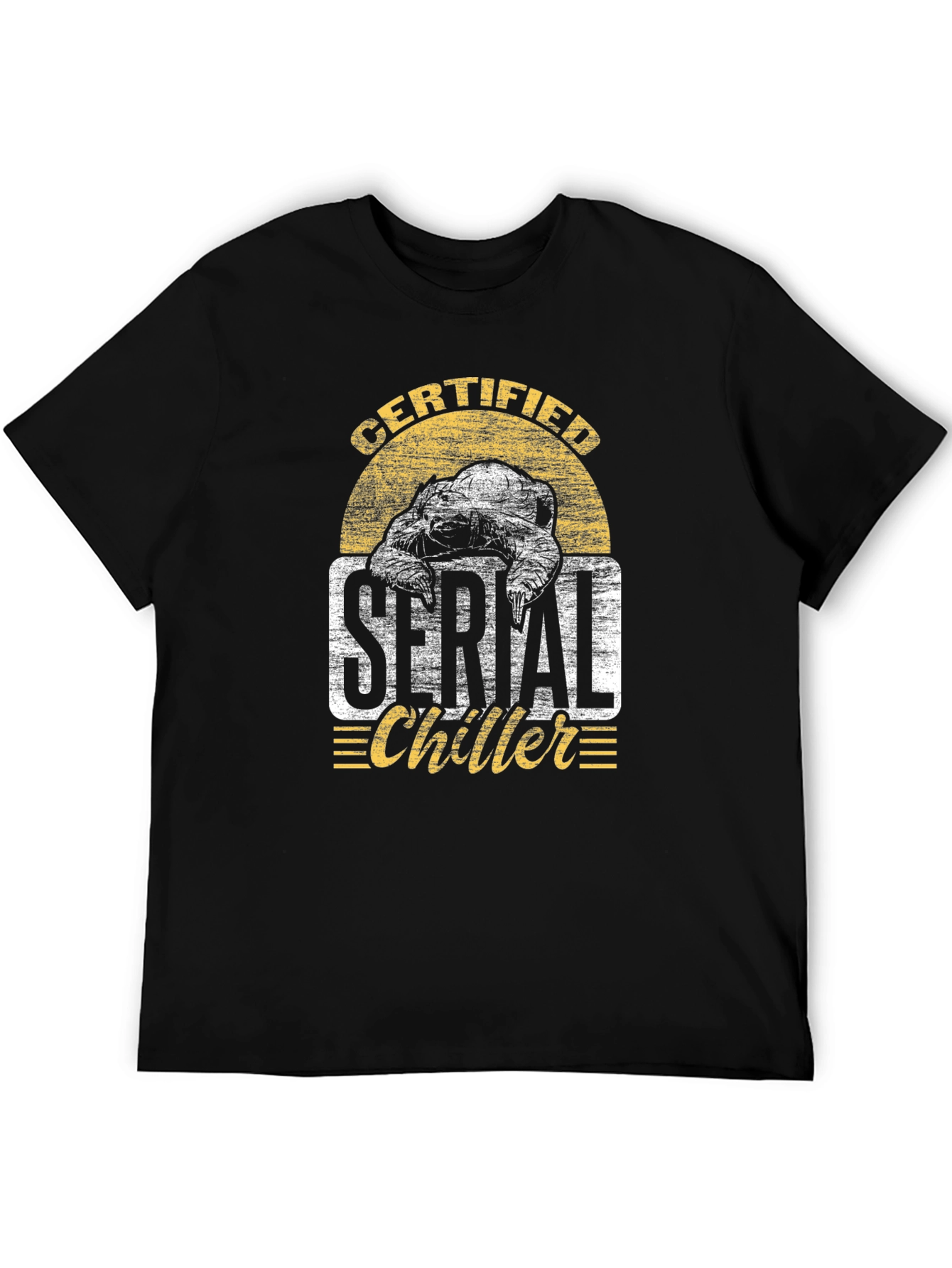 Serial Chiller Turtle Graphic T-Shirt