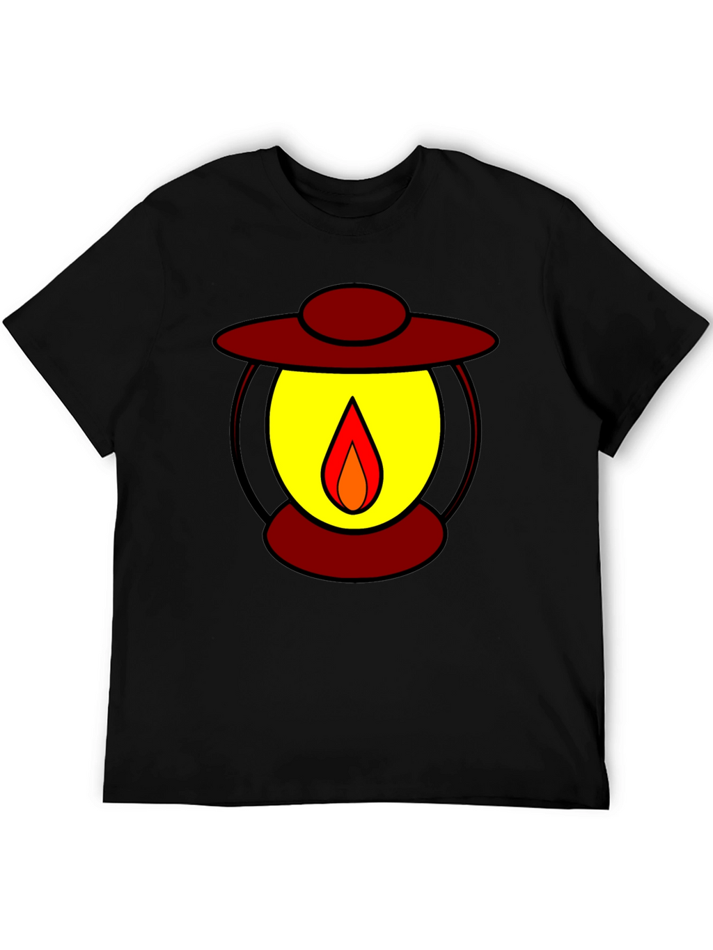 Lantern Graphic Black T-Shirt