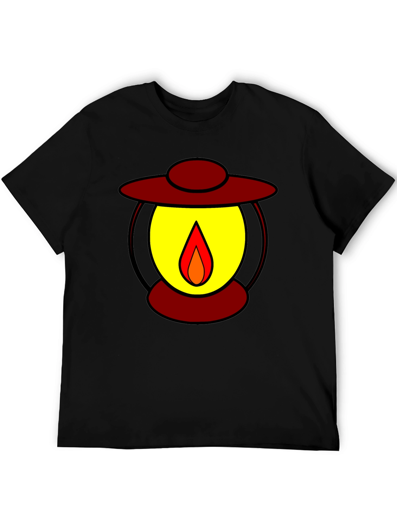 Lantern Graphic Black T-Shirt