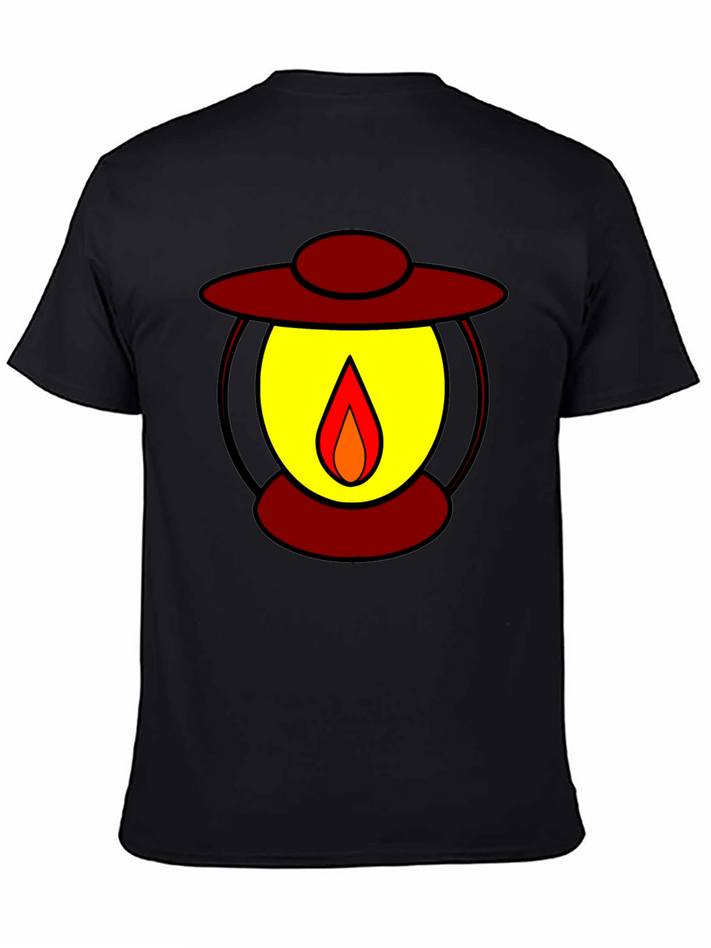 Lantern Graphic Black T-Shirt