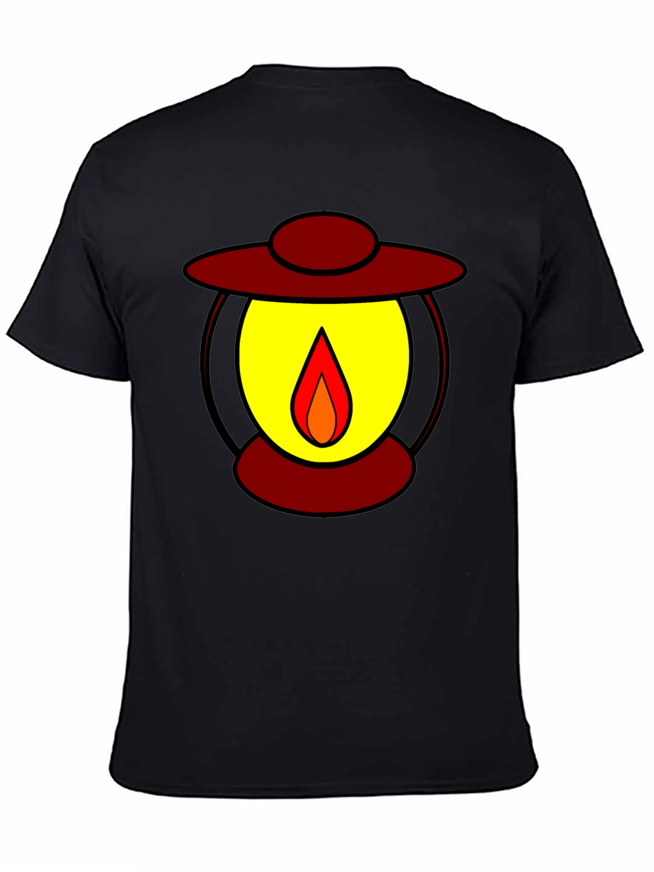 Lantern Graphic Black T-Shirt