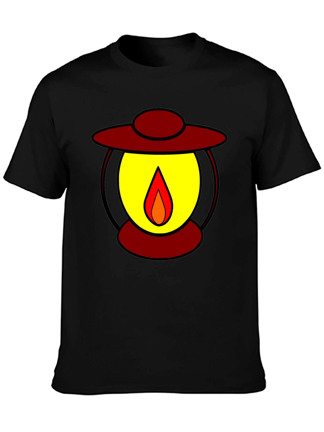 Lantern Graphic Black T-Shirt