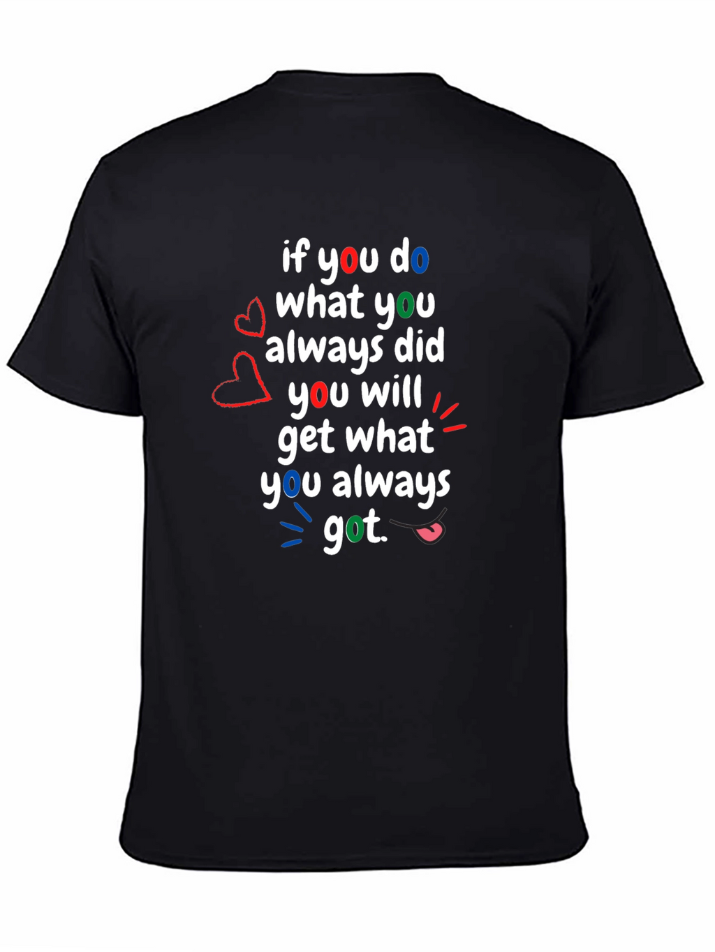 Motivational T-Shirt: If You Do What You Always Did