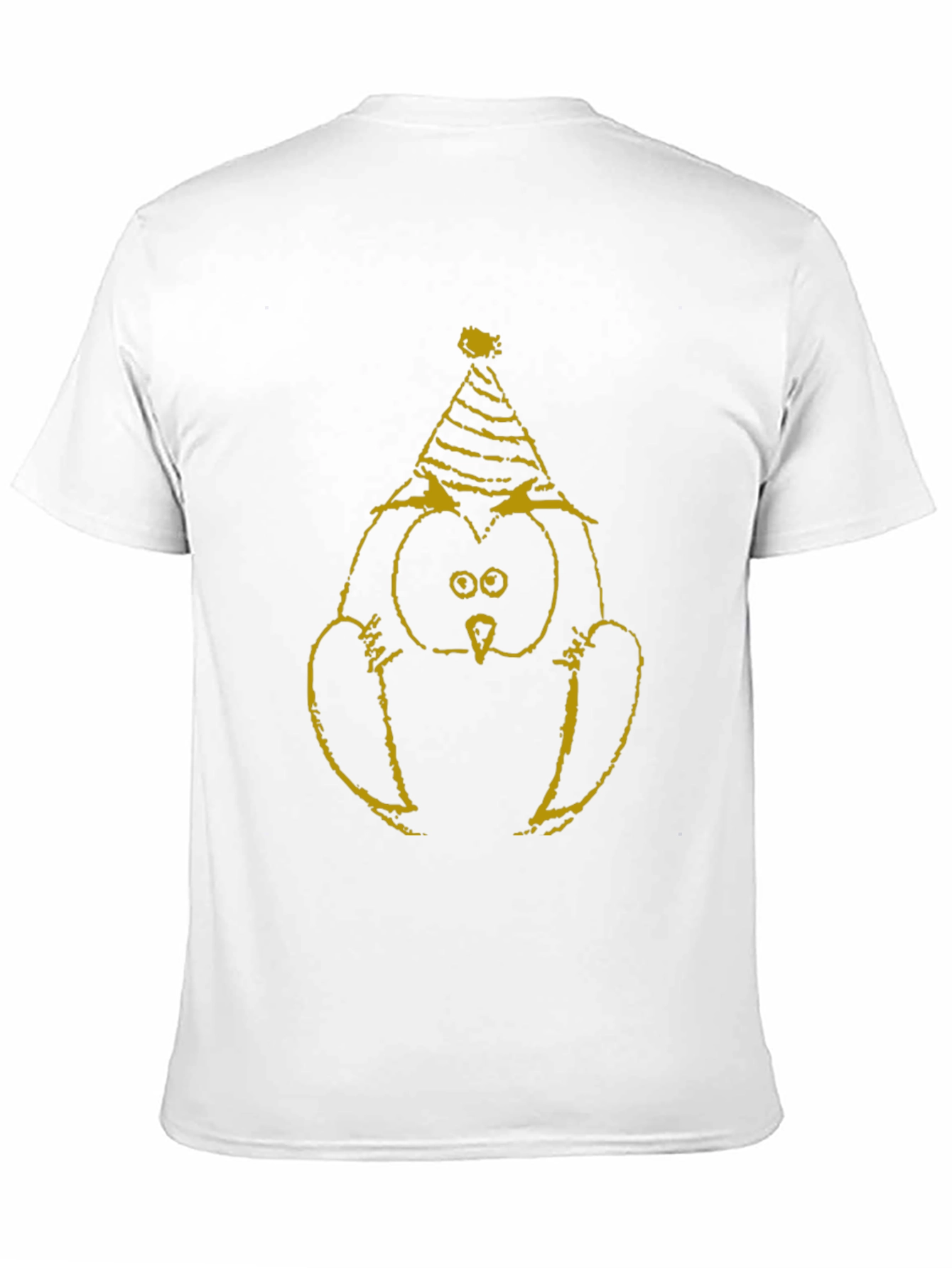 Party Owl T-Shirt - Black Cotton Tee