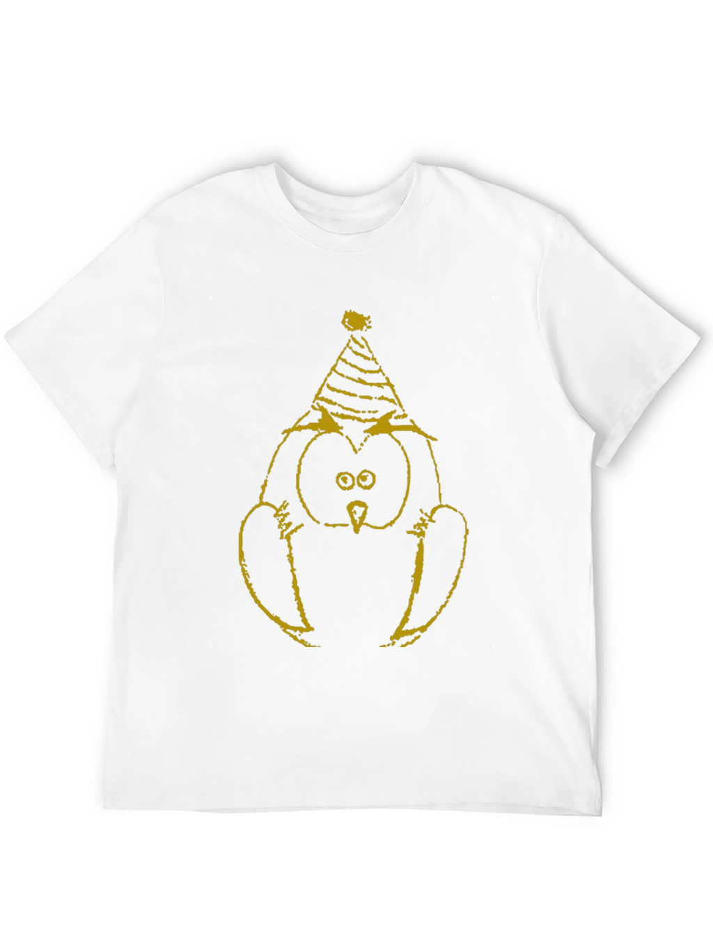 Party Owl T-Shirt - Black Cotton Tee