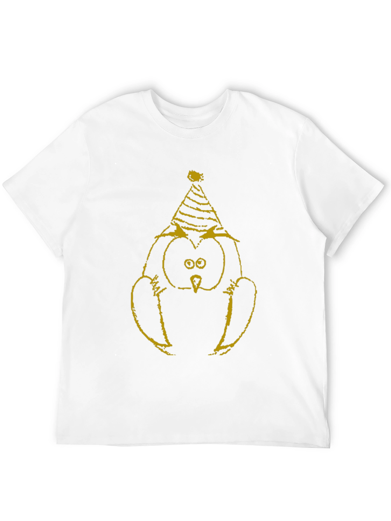 Party Owl T-Shirt - Black Cotton Tee