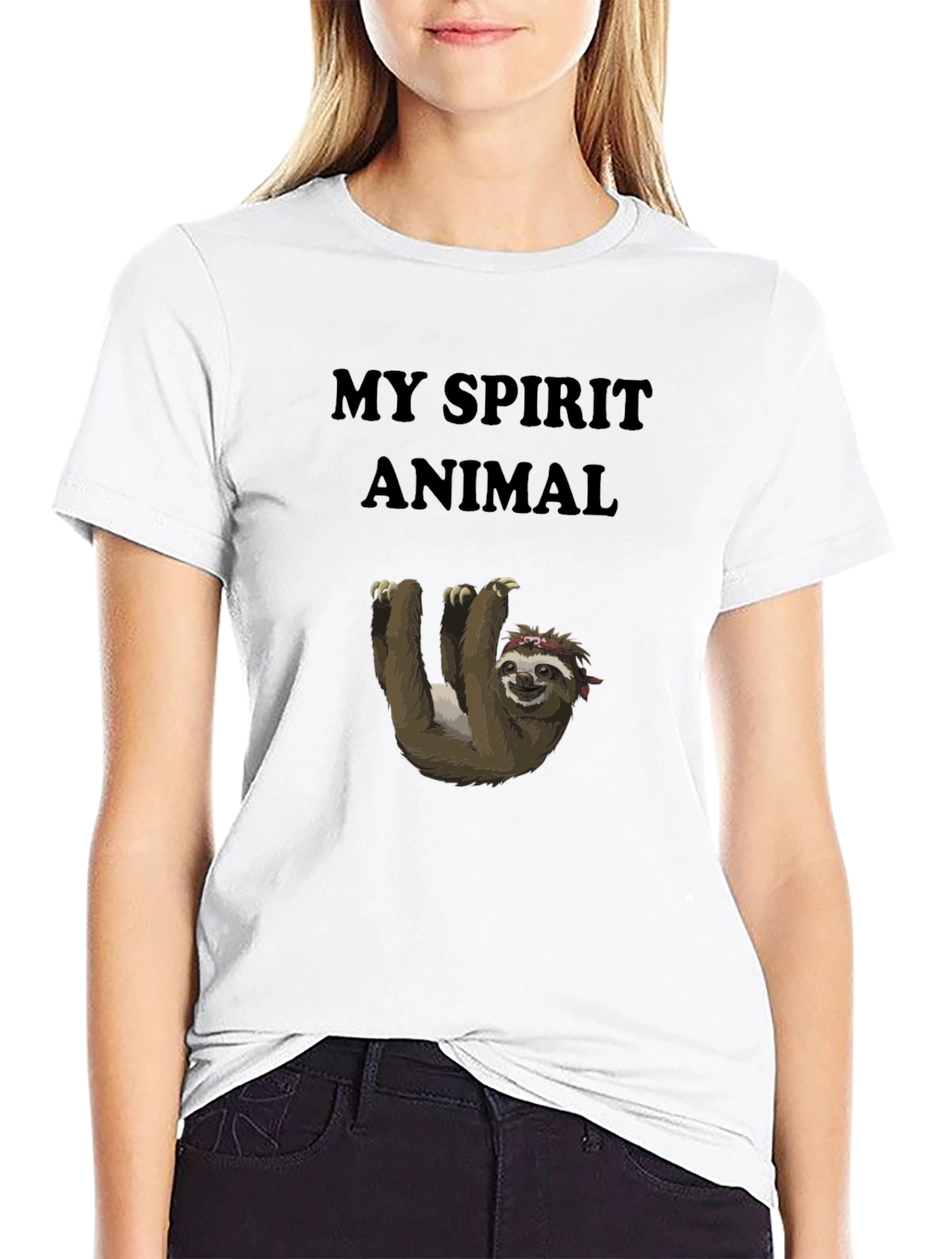 My Spirit Animal Sloth Graphic Tee