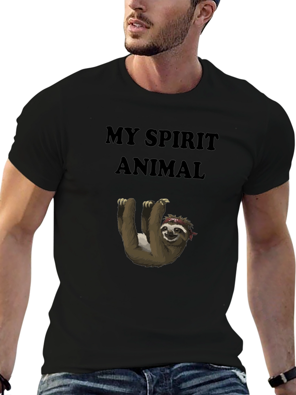 My Spirit Animal Sloth Graphic Tee