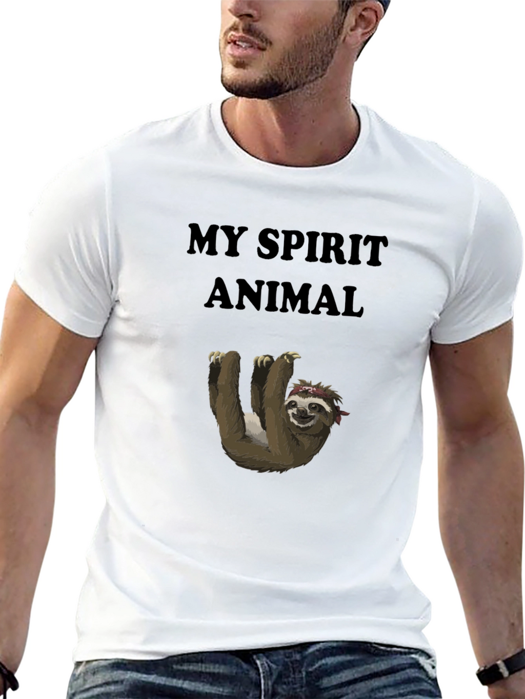 My Spirit Animal Sloth Graphic Tee