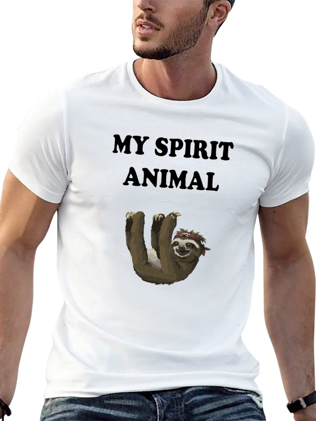 My Spirit Animal Sloth Graphic Tee