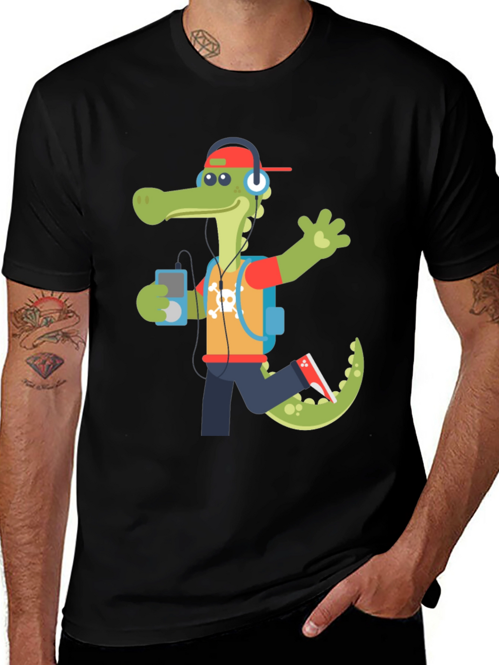 Cool Alligator Graphic T-Shirt