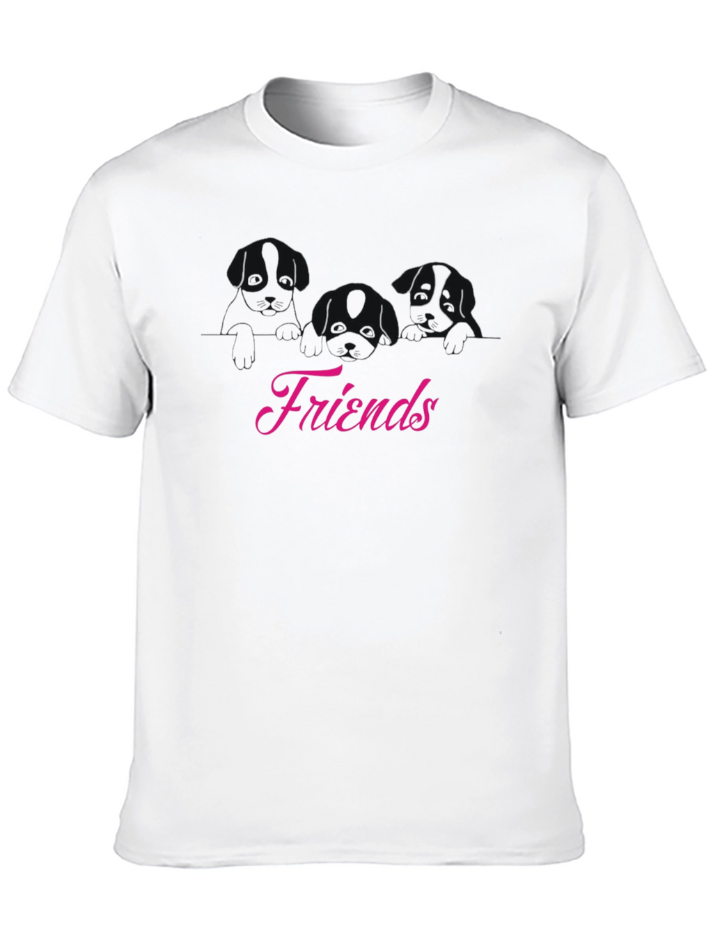 Friends Graphic Black T-Shirt