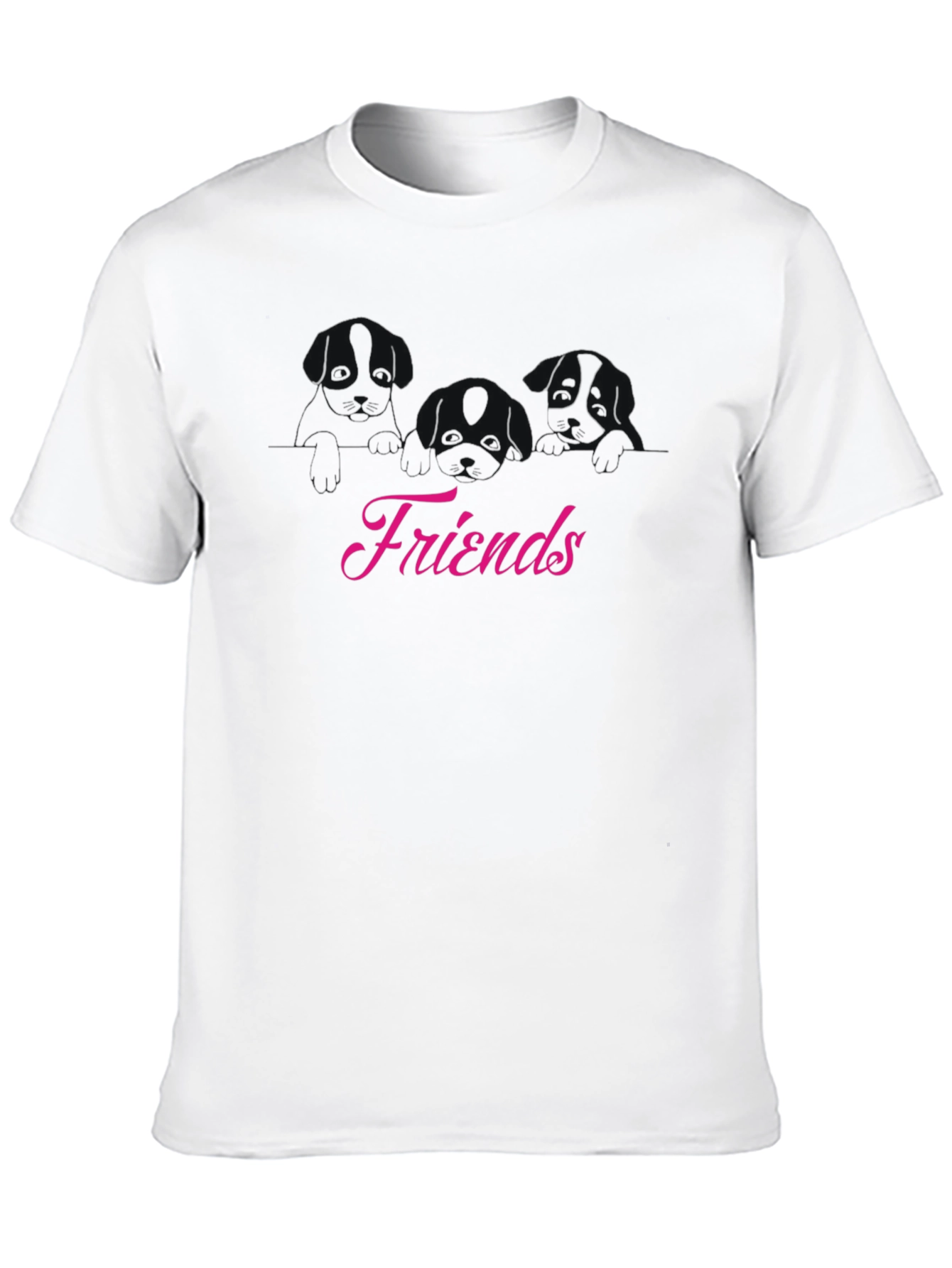 Friends Graphic Black T-Shirt