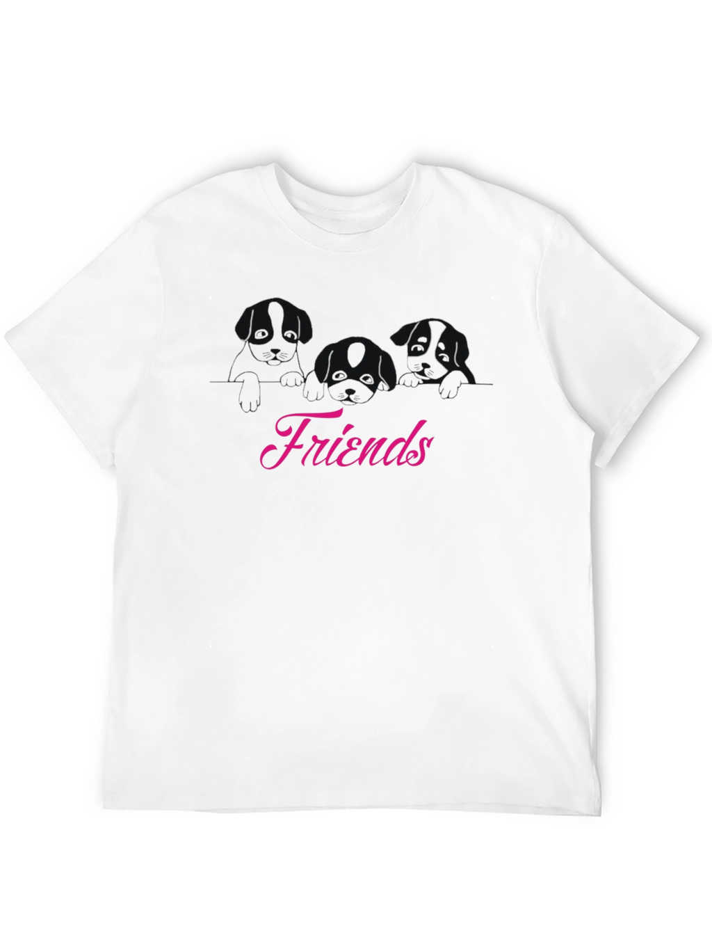 Friends Graphic Black T-Shirt