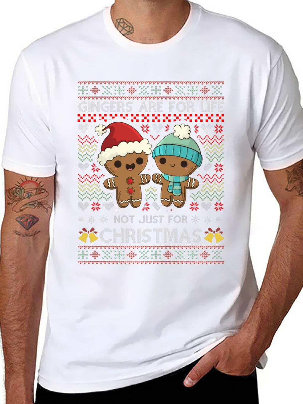 Gingerbread Couple Christmas T-Shirt