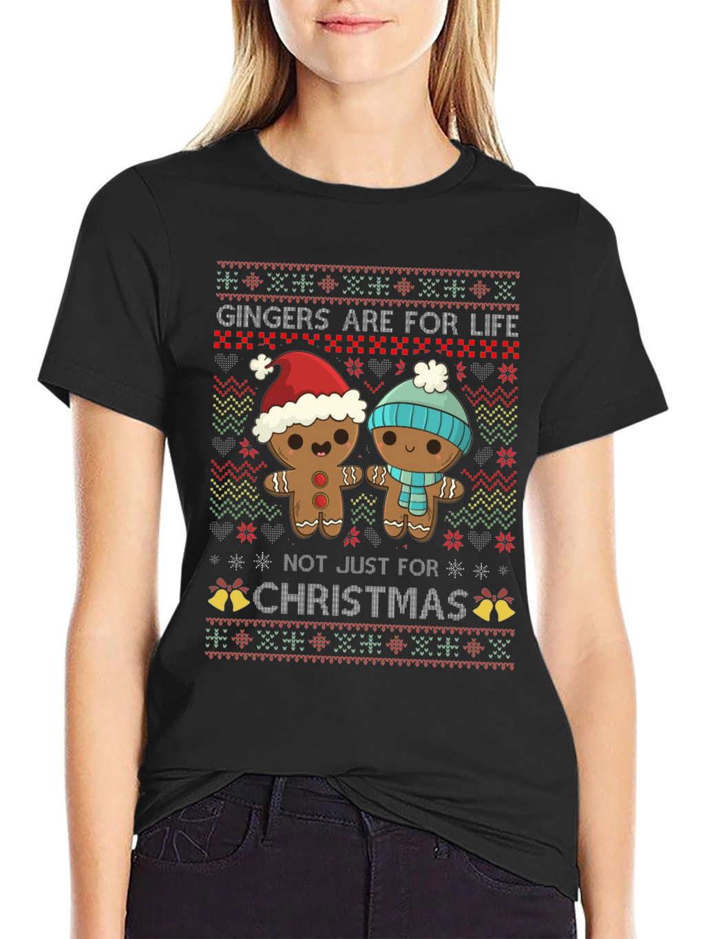 Gingerbread Couple Christmas T-Shirt