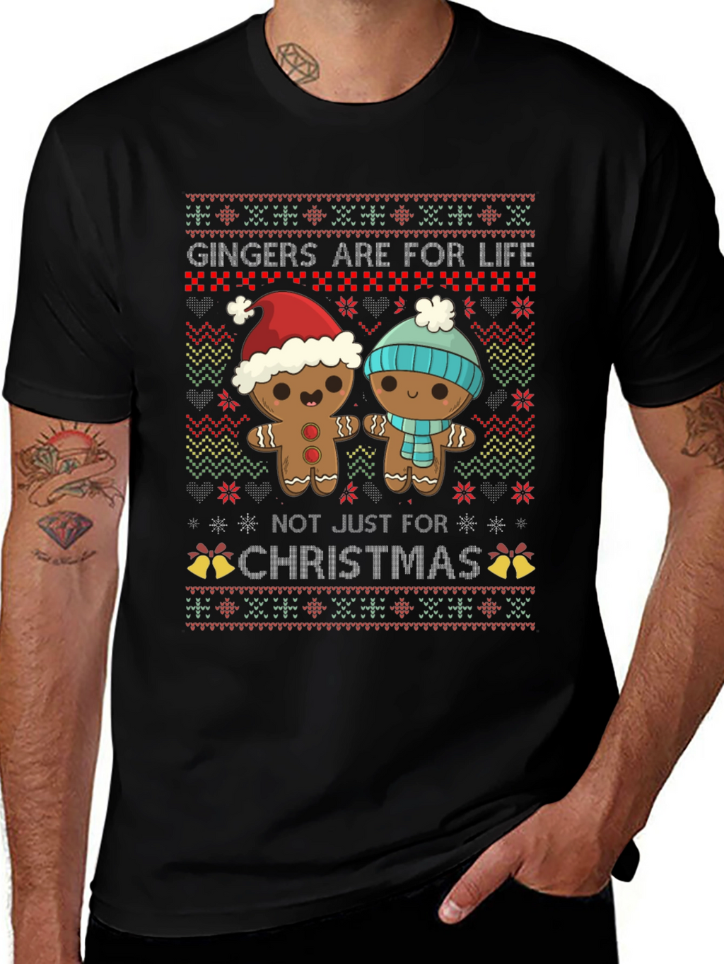 Gingerbread Couple Christmas T-Shirt