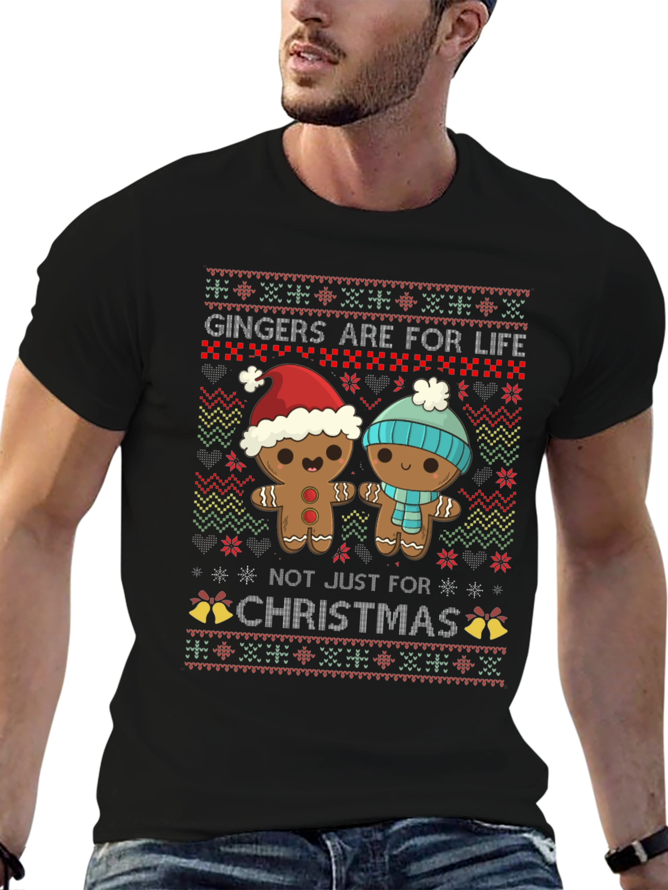 Gingerbread Couple Christmas T-Shirt